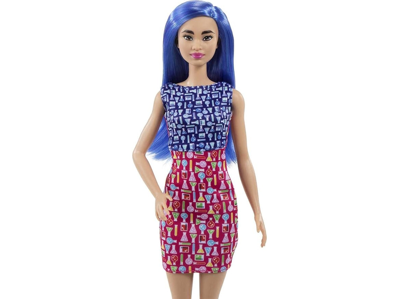 Barbie scienziata con microscopio, 30 cm per bambini di 3 + anni, Mattel