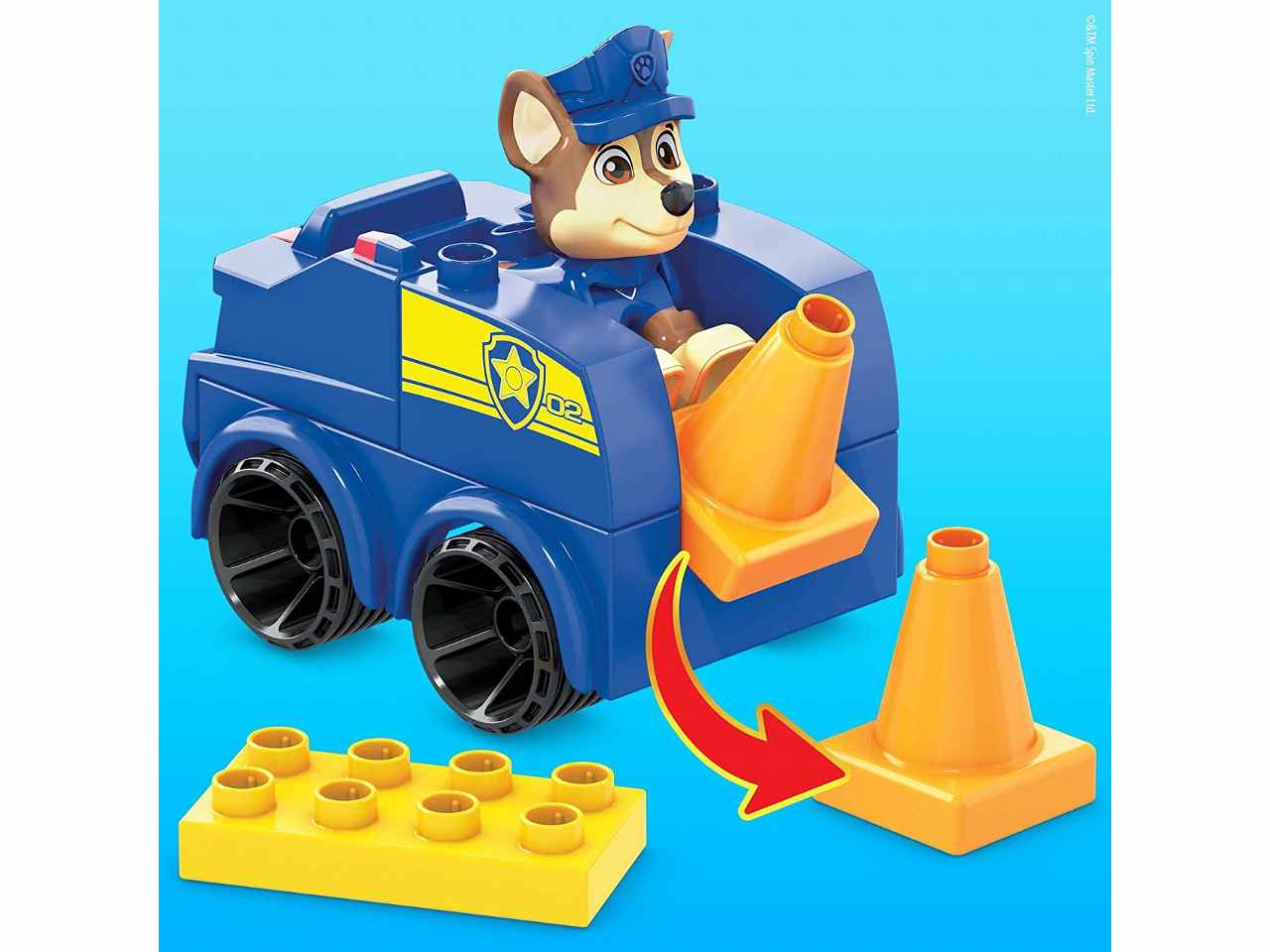 Mega paw patrol chase auto delhdj33-0