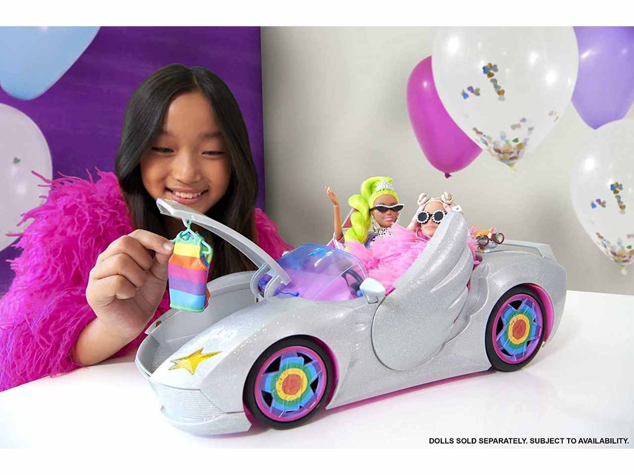 Barbie extra auto cabrio  hdj47-0