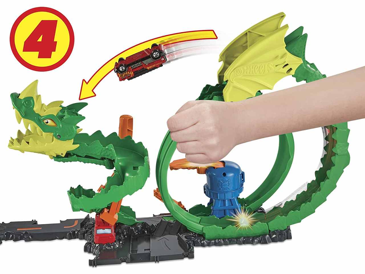 Hot wheels dragone di fuoco   hdp03-0