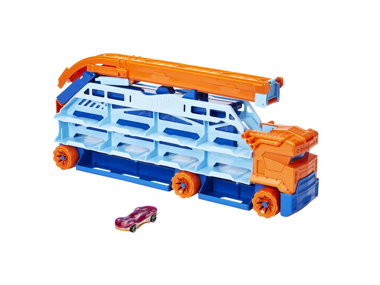 Hot wheels super bisarca e pista 2 in 1