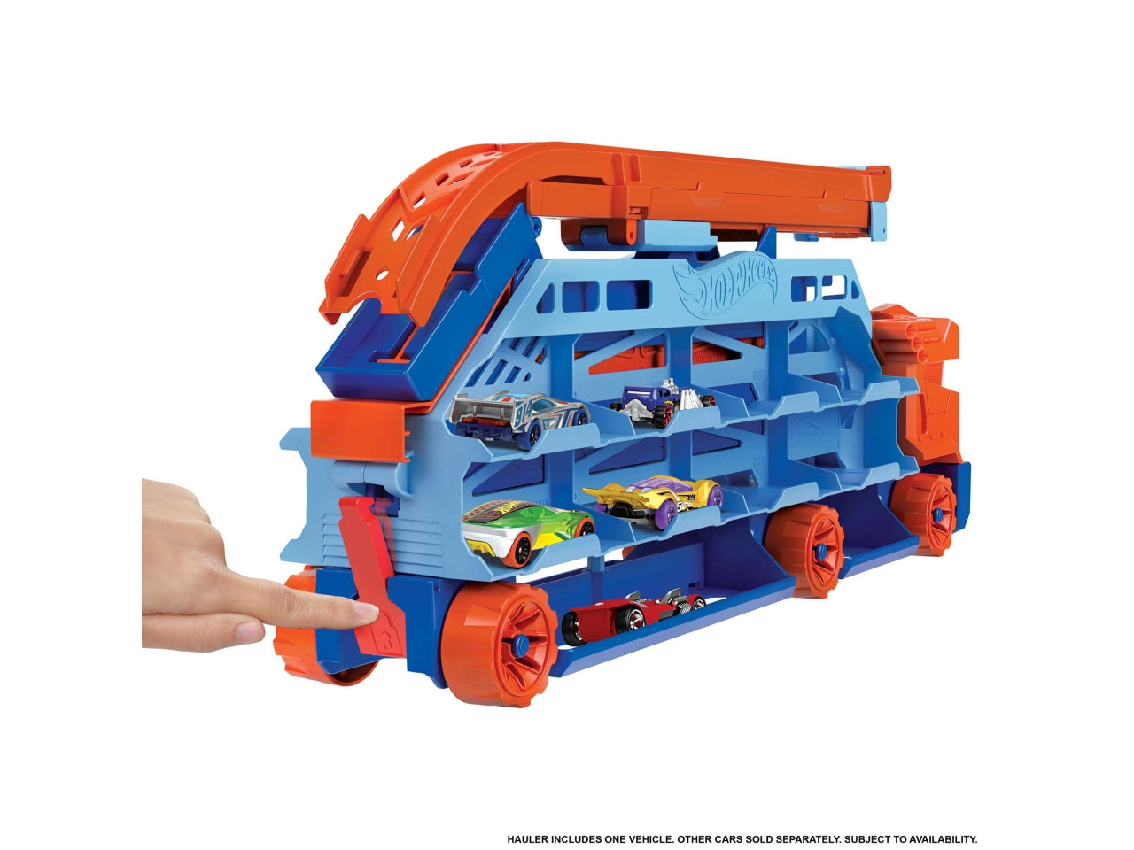 Hot wheels super bisarca e pista 2 in 1