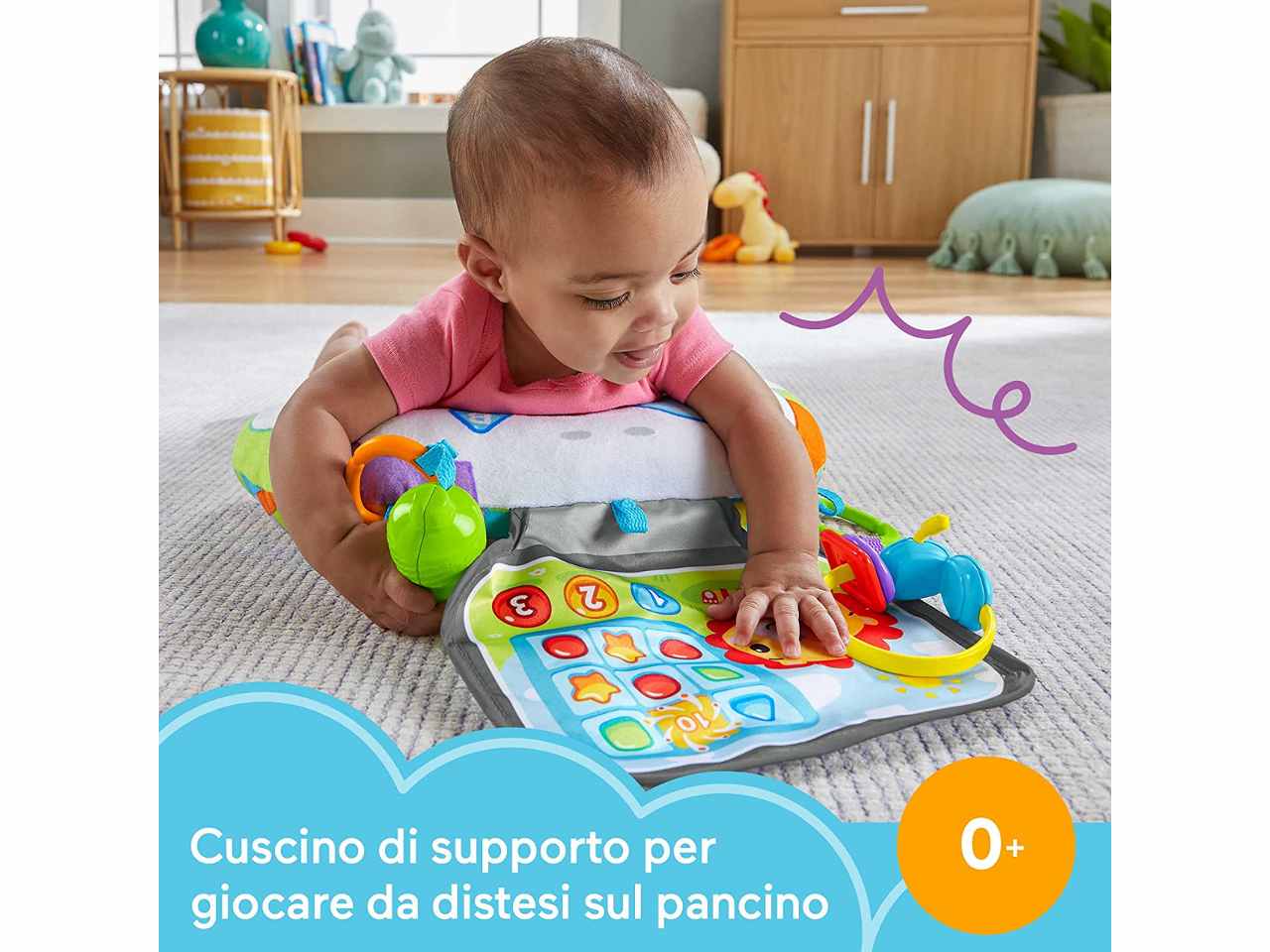 Fisher-price cuscino baby gamer
