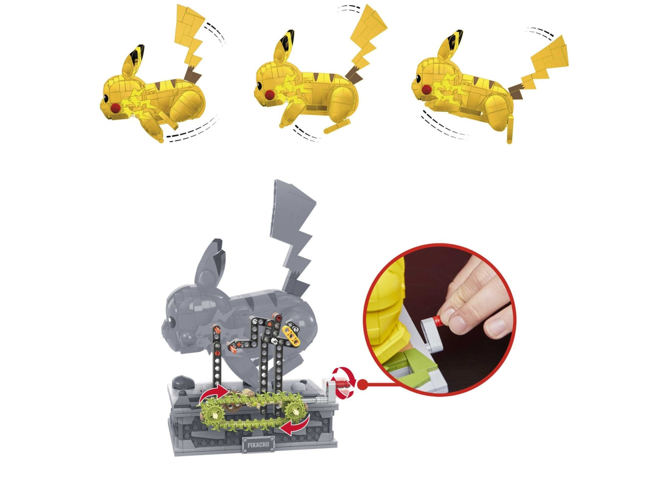 Pokemon costruzioni kinetic pikachu 1095 mattoncini