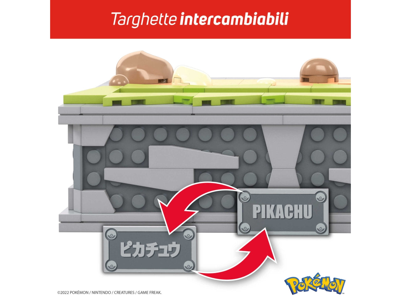 Pokemon costruzioni kinetic pikachu 1095 mattoncini