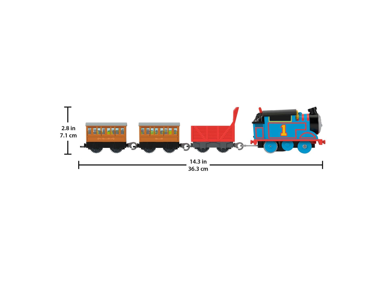 Playset con trenini Il Trenino Thomas Fisher-Price Thomas & Friends 3-in-1 Package Pickup, giocattolo per bambini 3+ anni - Mattel