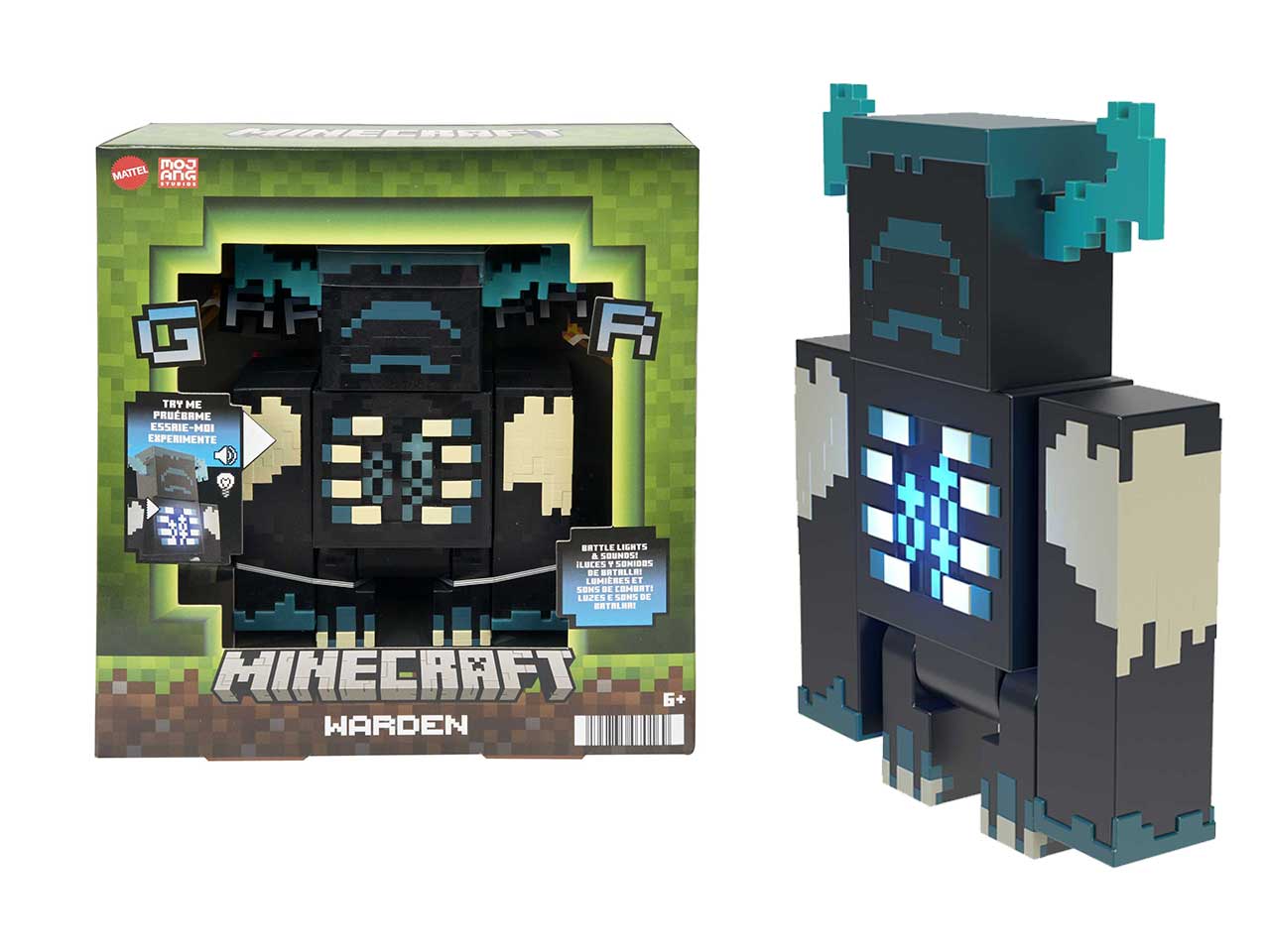 Mattel minecraft the warden