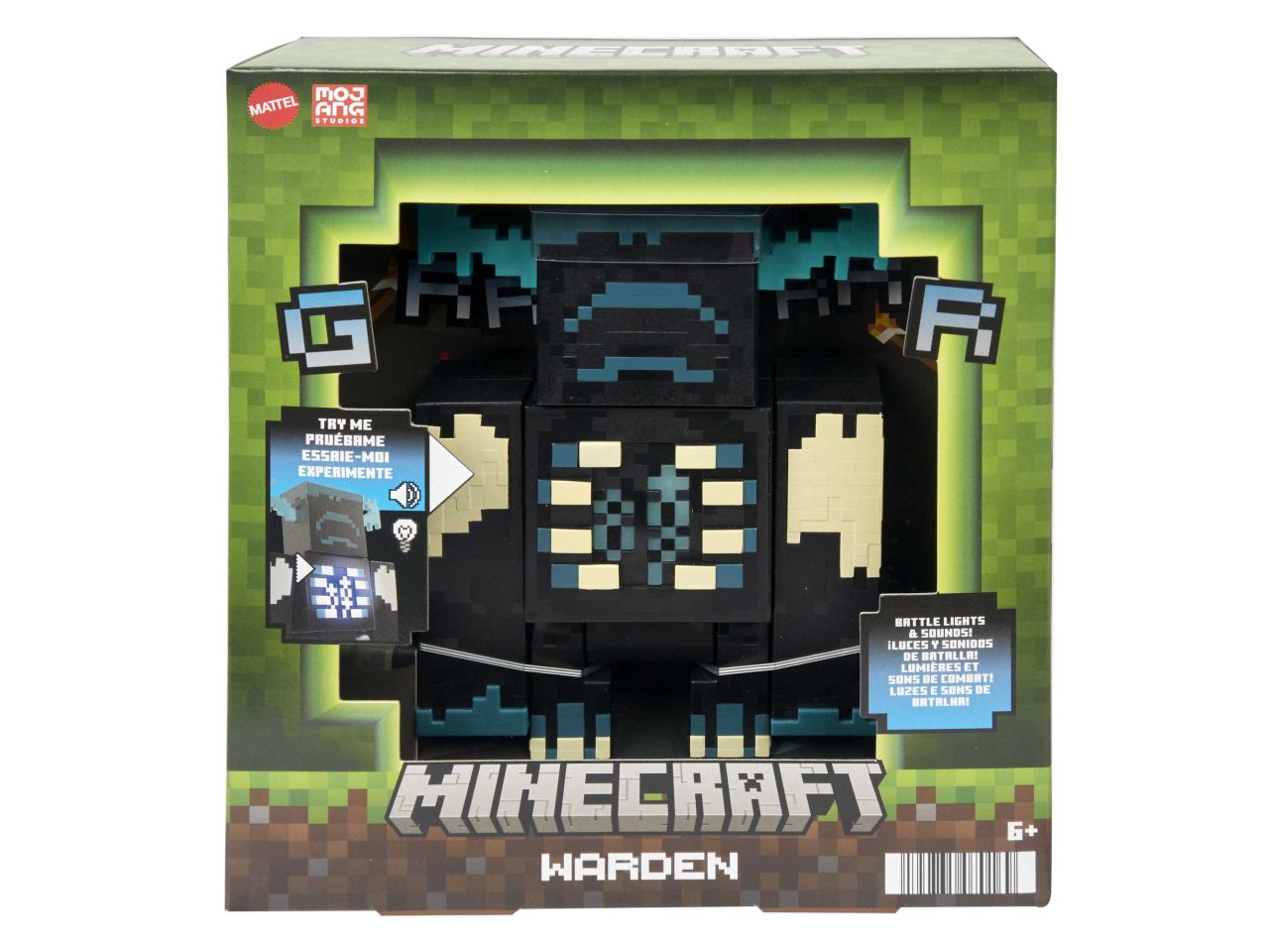 Mattel minecraft the warden