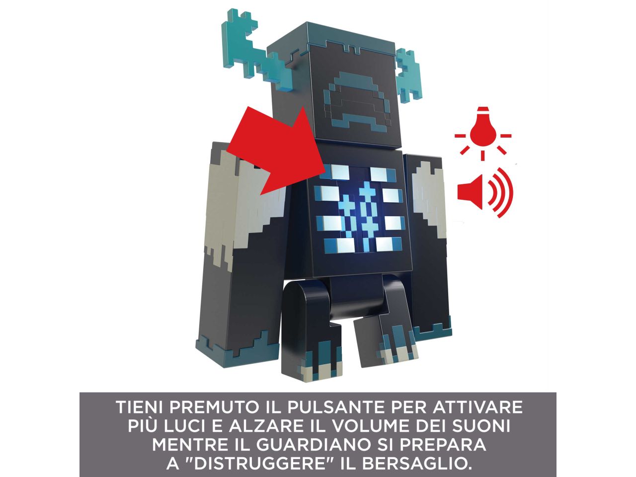 Mattel minecraft the warden