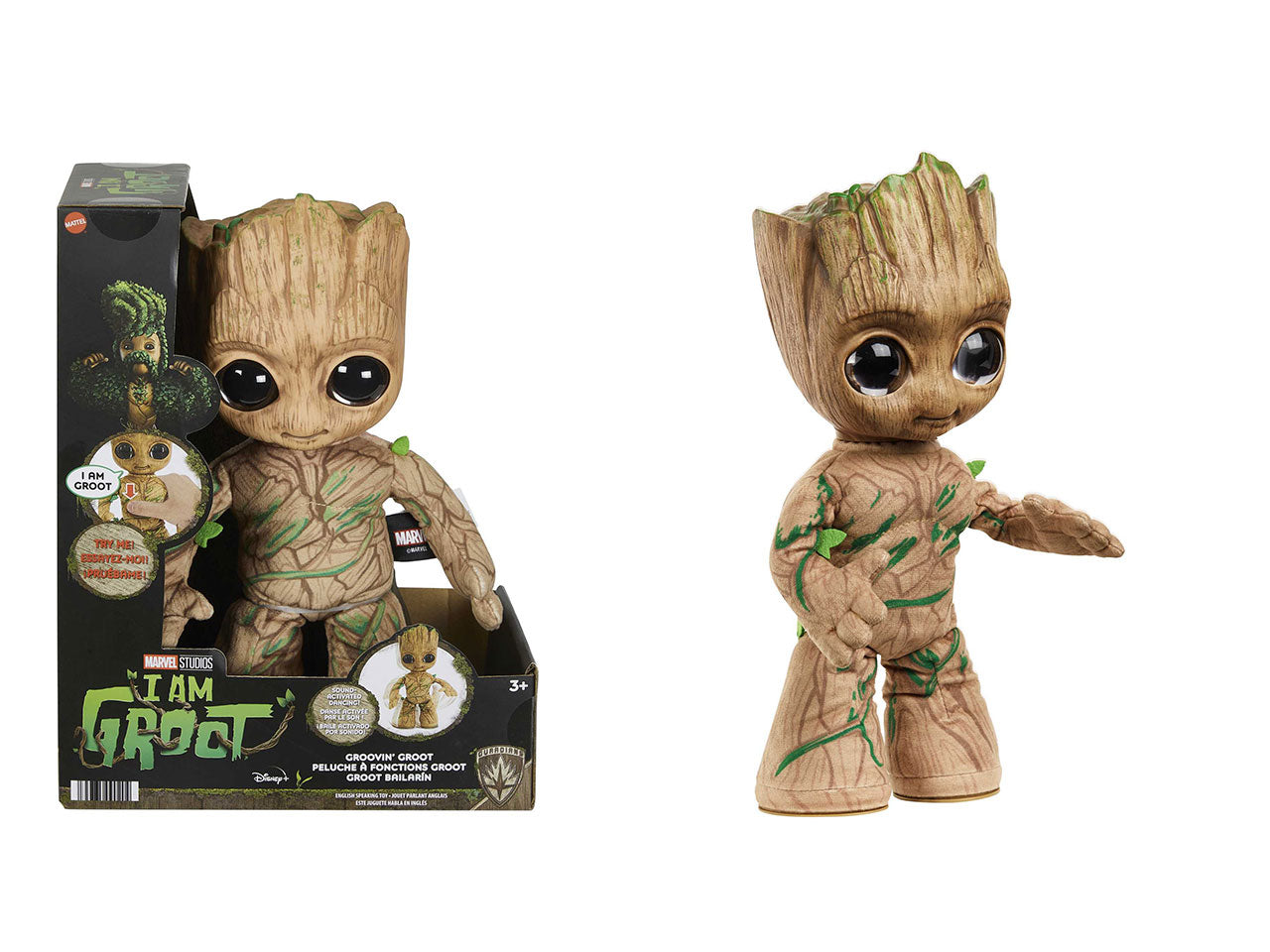 Marvel groot ballerino canta e balla