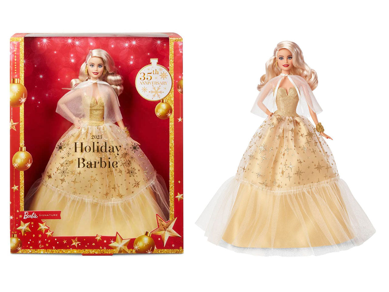 Fashion doll mattel barbie magia delle feste 2023