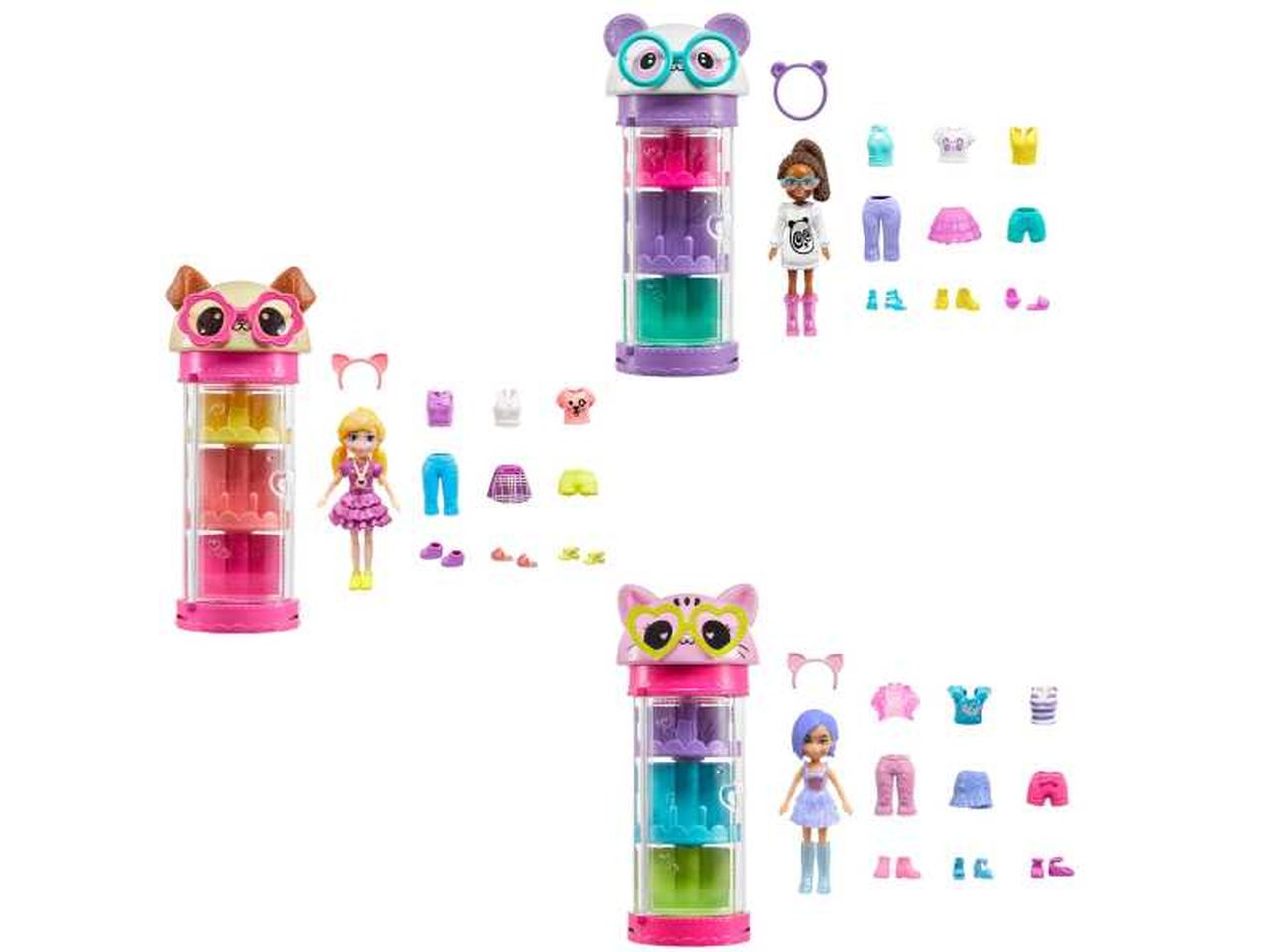 Polly poket armadio moda girevole as.