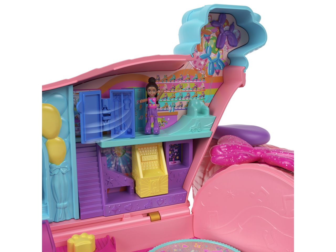 Mattel polly pocket la festa dei cuccioli con 15 accessori inclusi