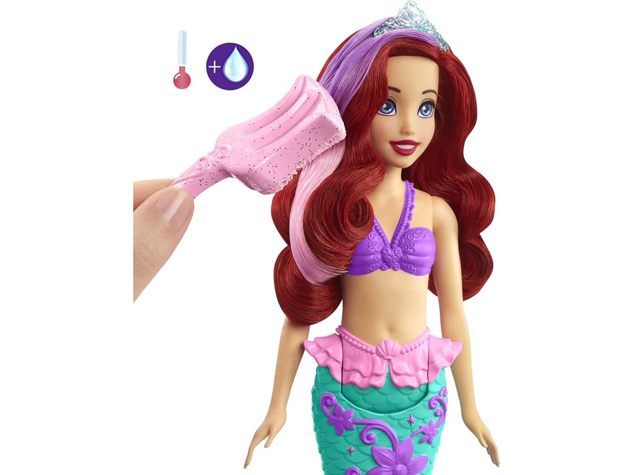 Disney princess ariel cambia colore