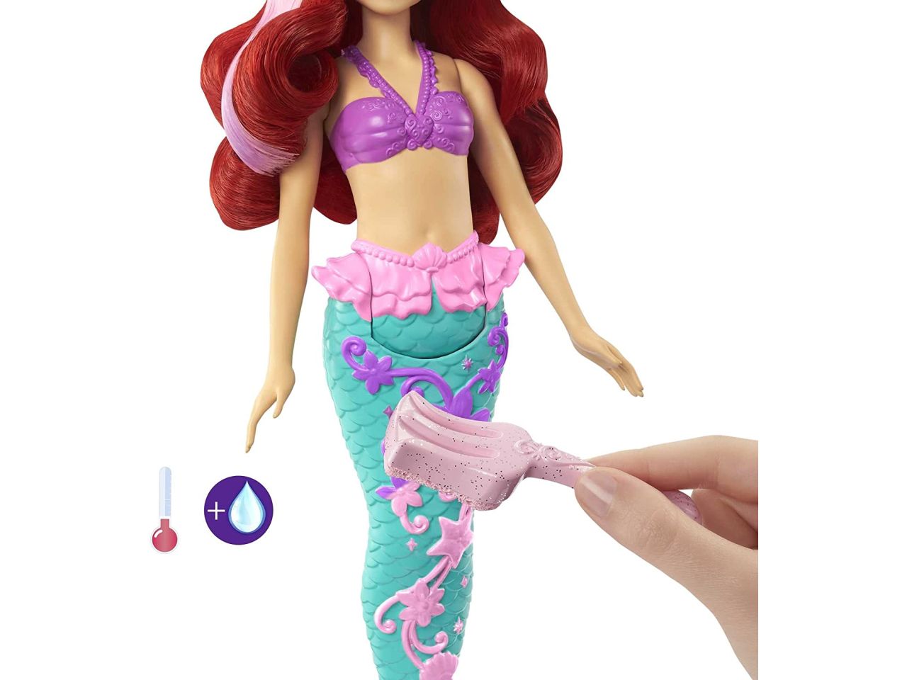 Disney princess ariel cambia colore