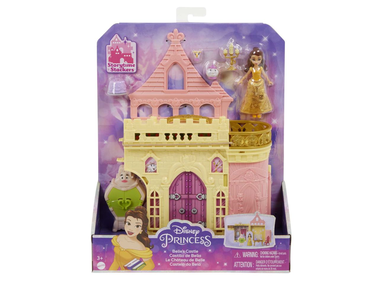 Fashion doll mattel  disney princess set componibili il castello di belle