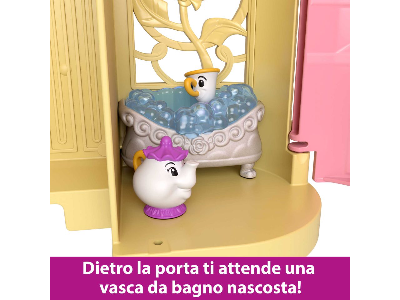 Fashion doll mattel  disney princess set componibili il castello di belle