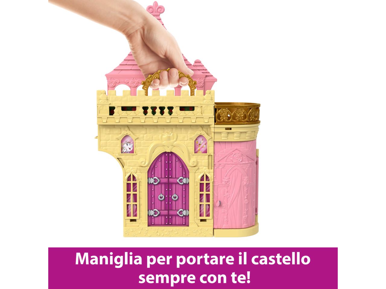 Fashion doll mattel  disney princess set componibili il castello di belle