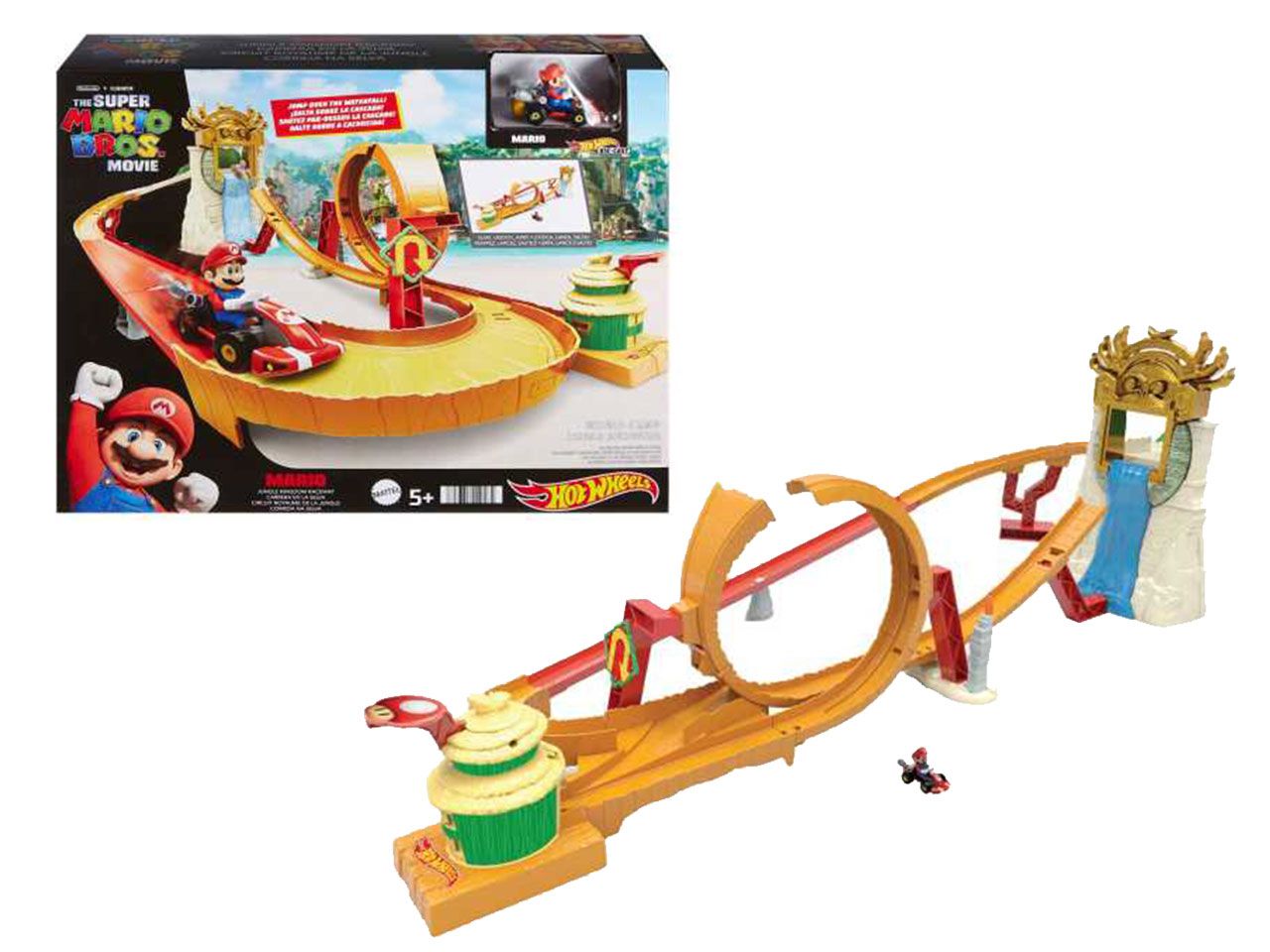 Hot wheels pista super mario all'isola di kong
