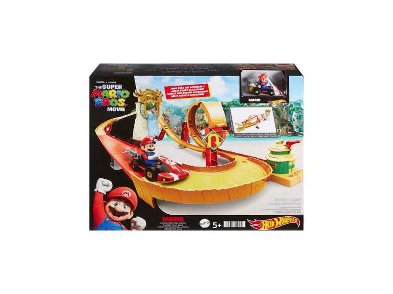 Hot wheels pista super mario all'isola di kong