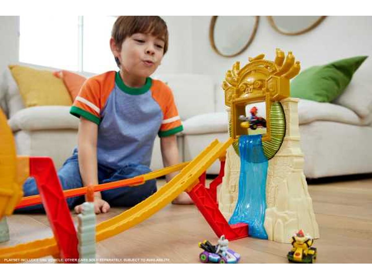 Hot wheels pista super mario all'isola di kong