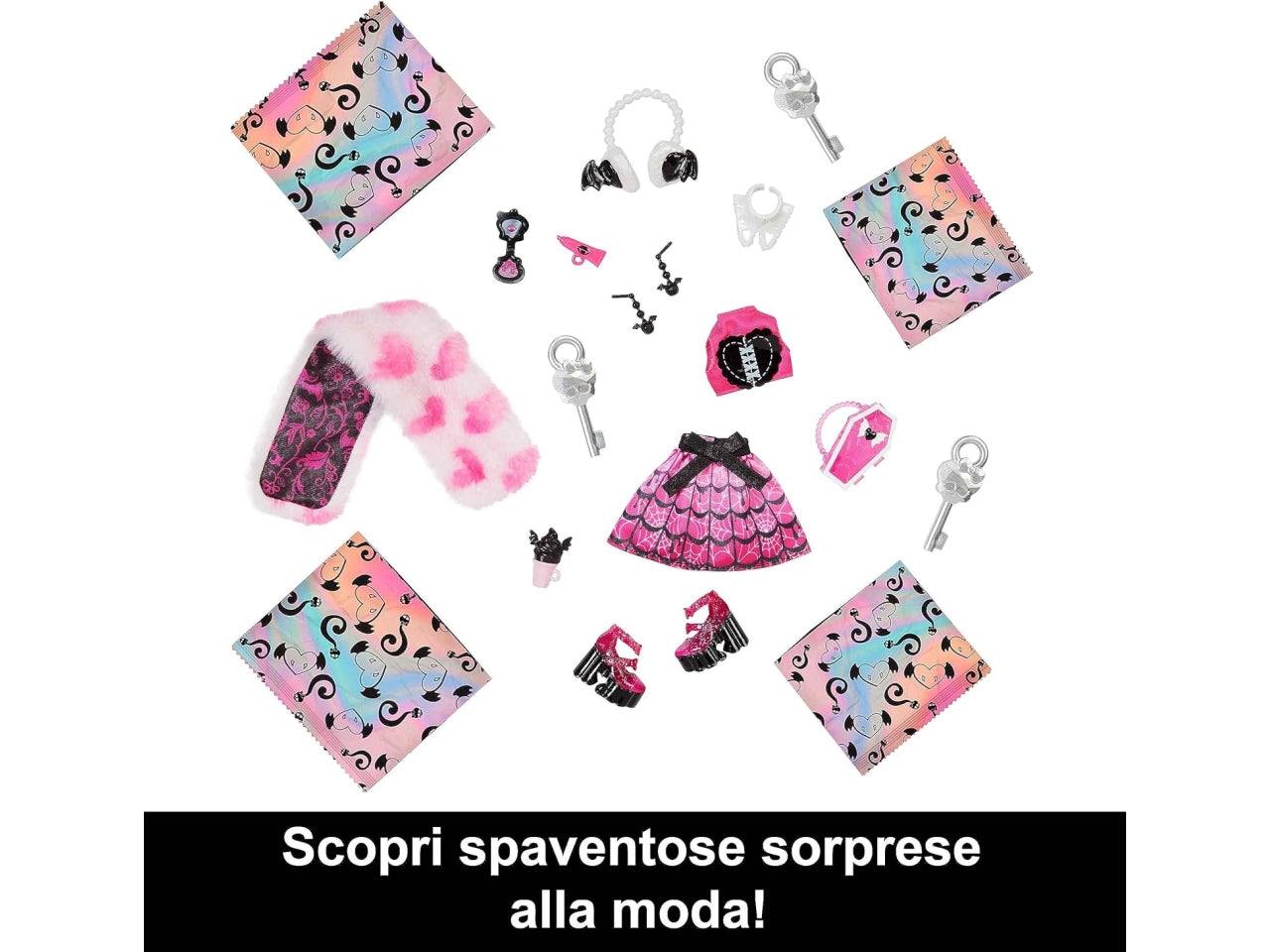 Mattel fashion doll monster high segreti da brivido serie 2 - personaggi assortiti