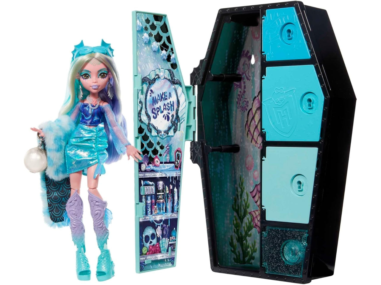 Mattel fashion doll monster high segreti da brivido serie 2 - personaggi assortiti