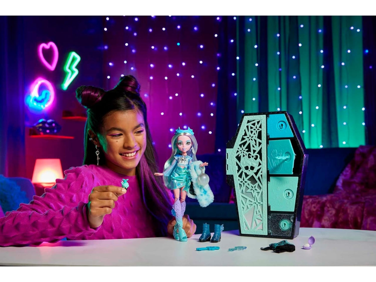 Mattel fashion doll monster high segreti da brivido serie 2 - personaggi assortiti