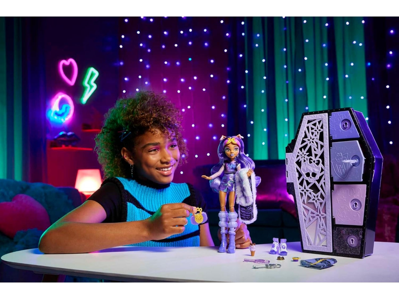 Mattel fashion doll monster high segreti da brivido serie 2 - personaggi assortiti
