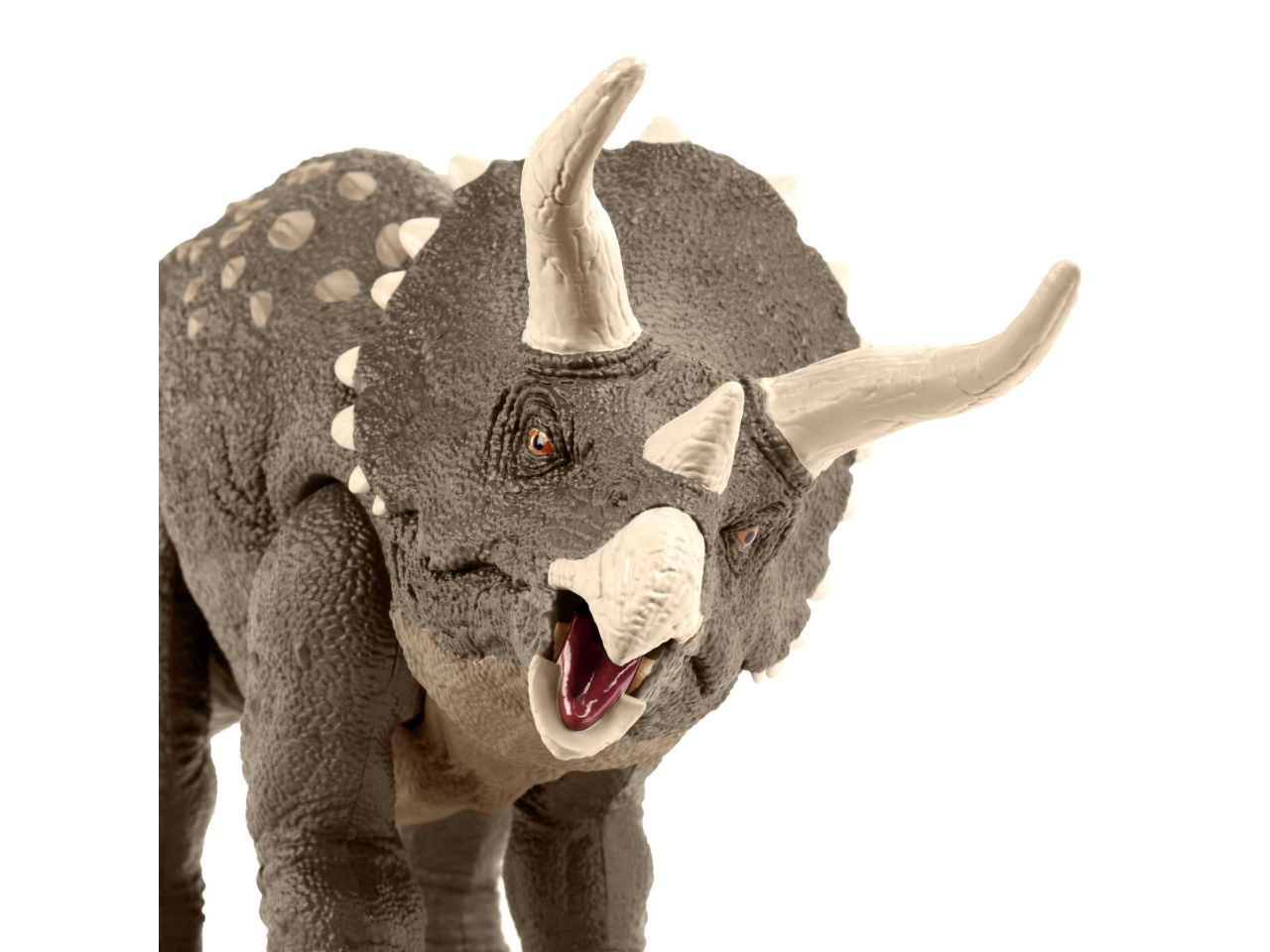 Mattel jurassic world triceratopo protettore della natura