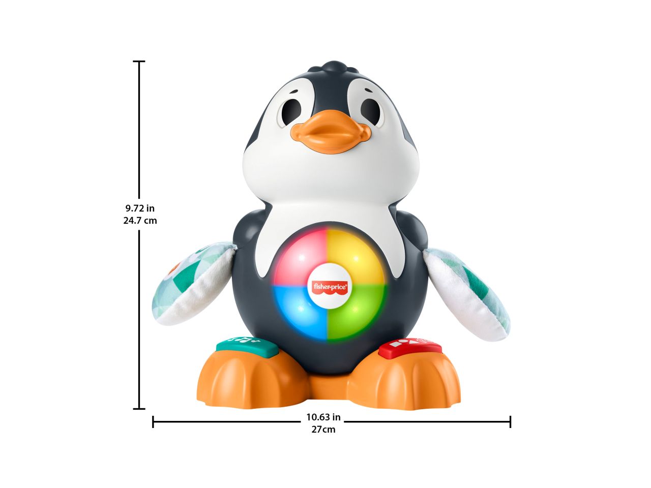 Mattel fisher-price pino pinguino numeri e parole