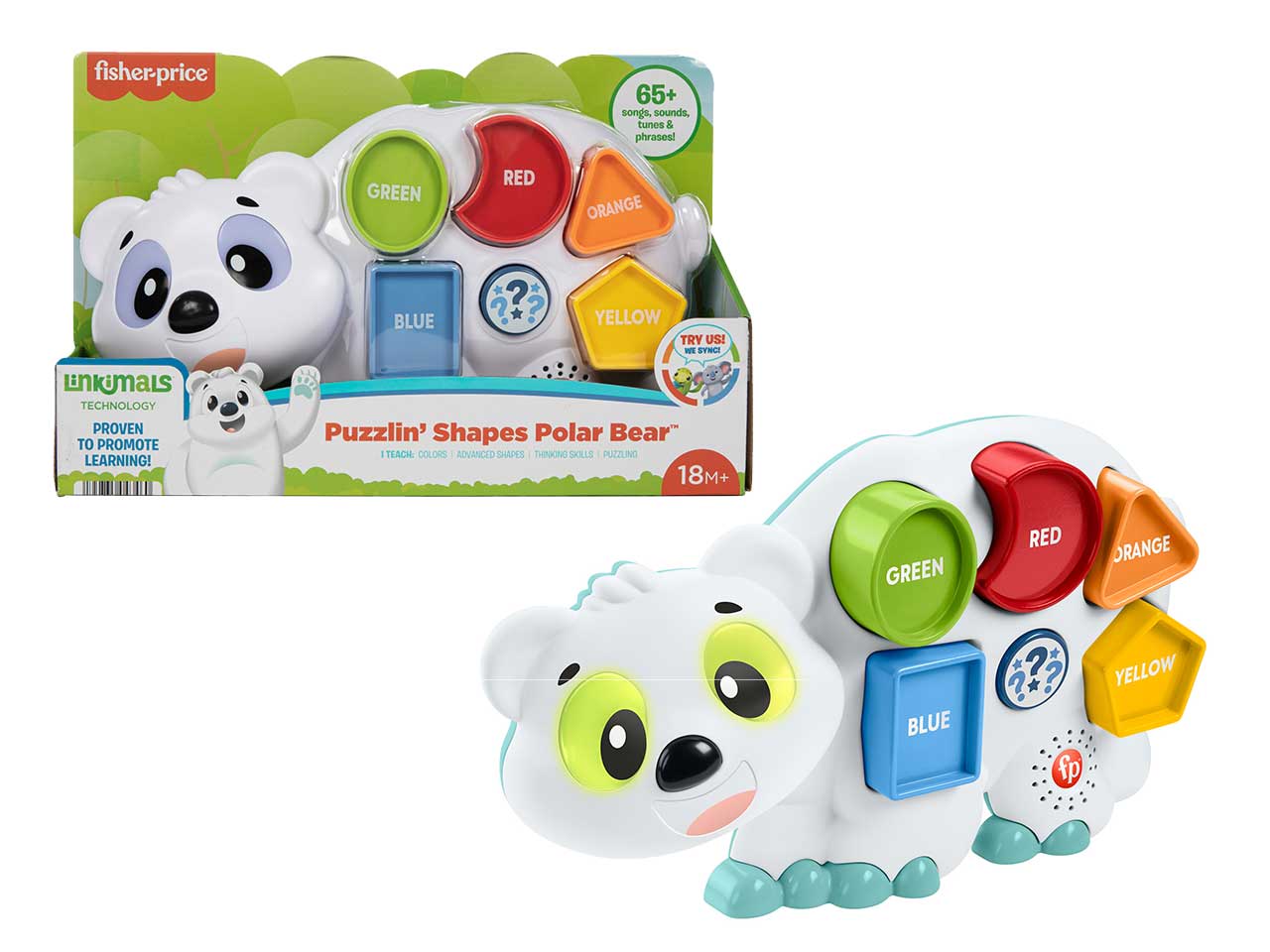Mattel fisher-price fabietto orsetto forme colori