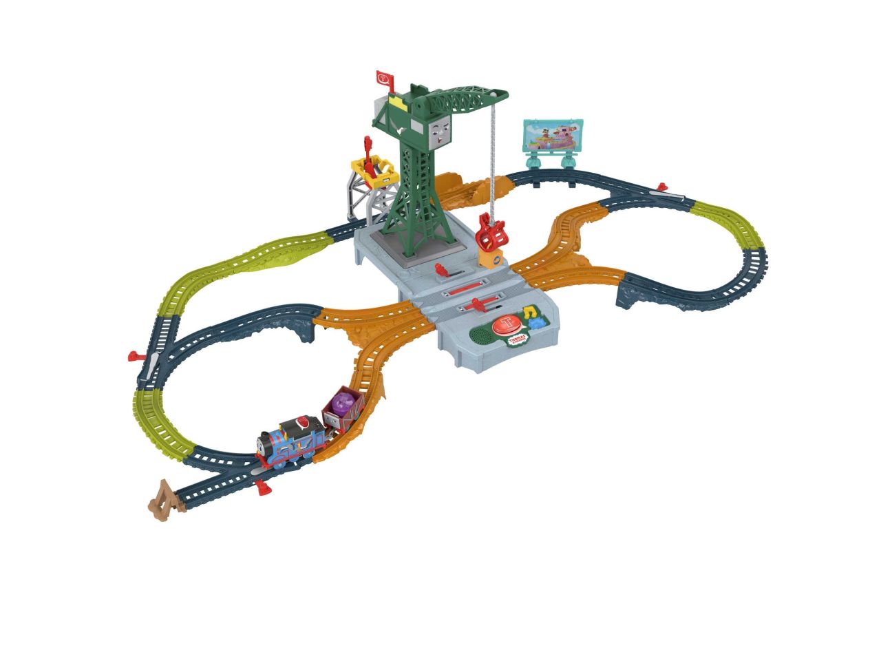 Mattel trenino thomas & friends centro smistamento di cranky