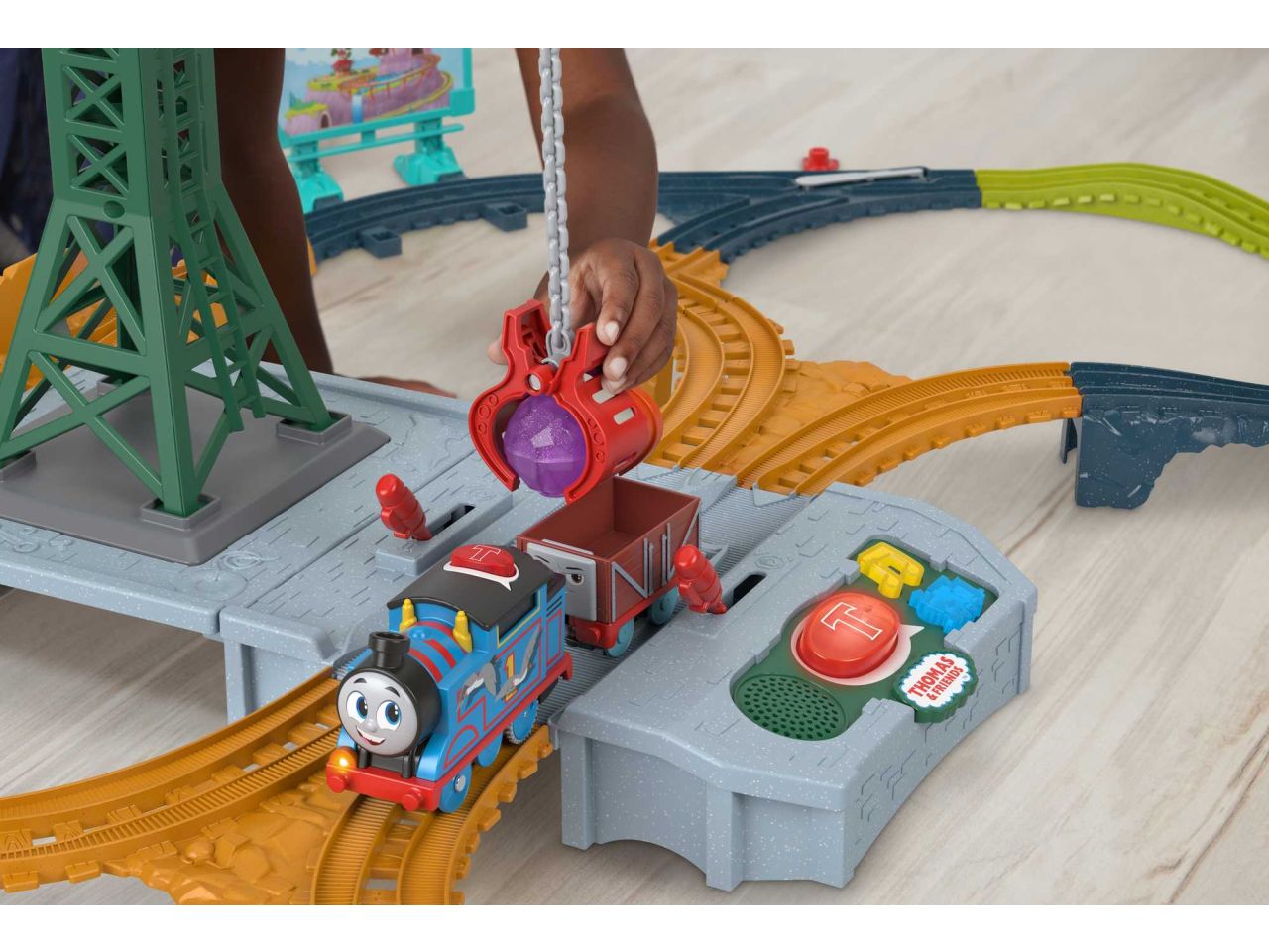 Mattel trenino thomas & friends centro smistamento di cranky