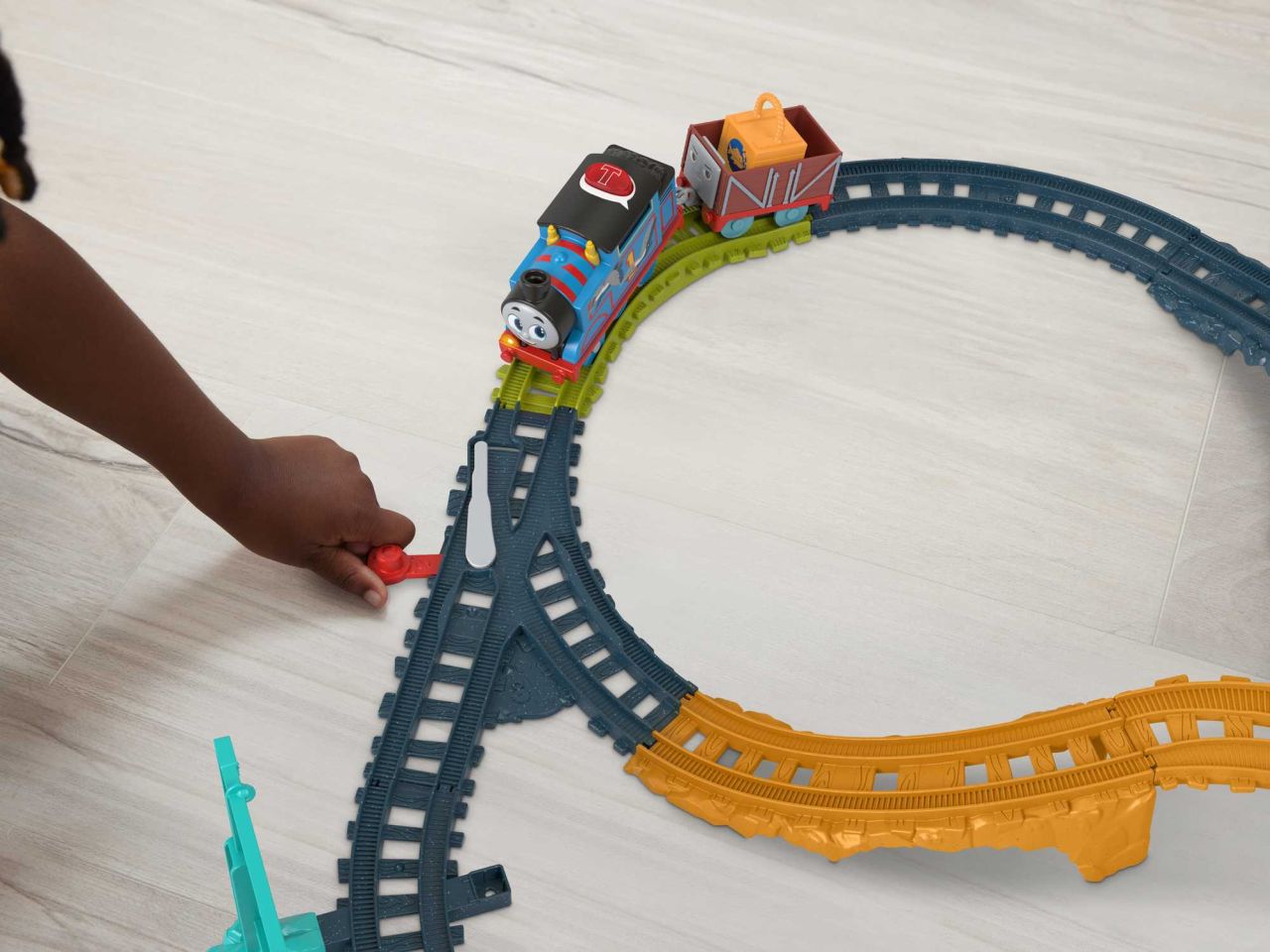 Mattel trenino thomas & friends centro smistamento di cranky