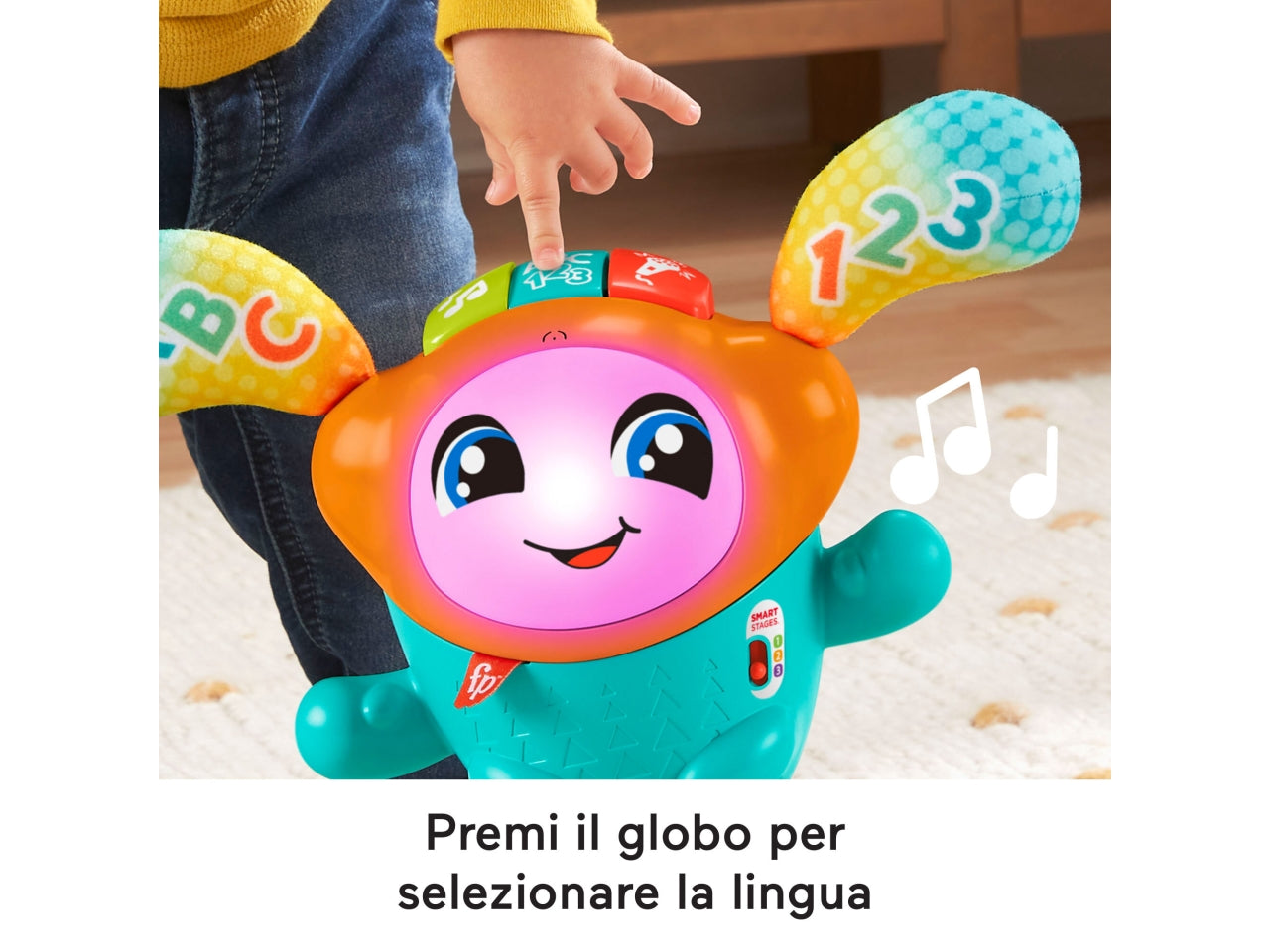 Dj Nina salterina, Giocattolo musicale interattivo 9m + Fisher-price