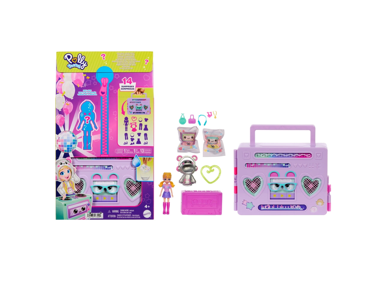 Polly pocket disco dance fashion reveal