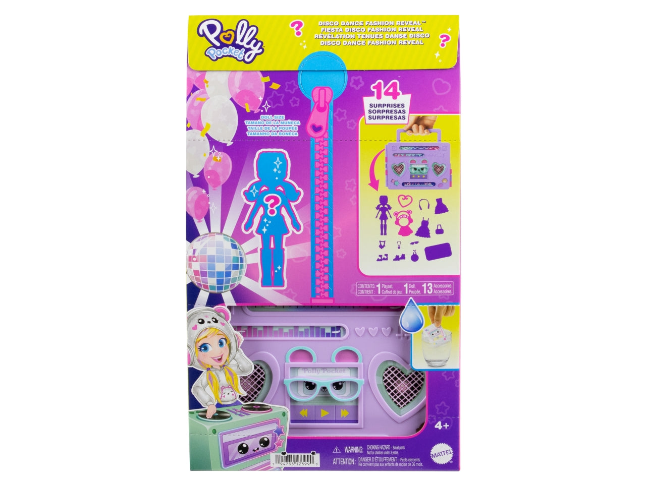 Polly pocket disco dance fashion reveal