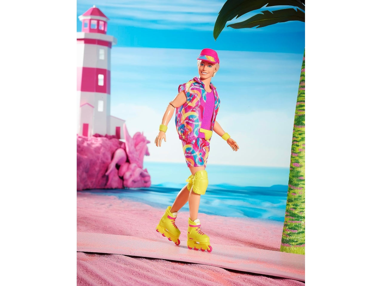 Fashion doll mattel barbie the movie ken roller skate