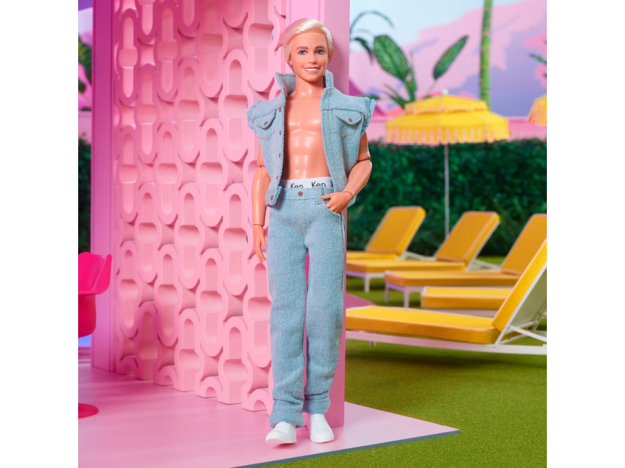 Fashion doll mattel barbie the movie ken denim