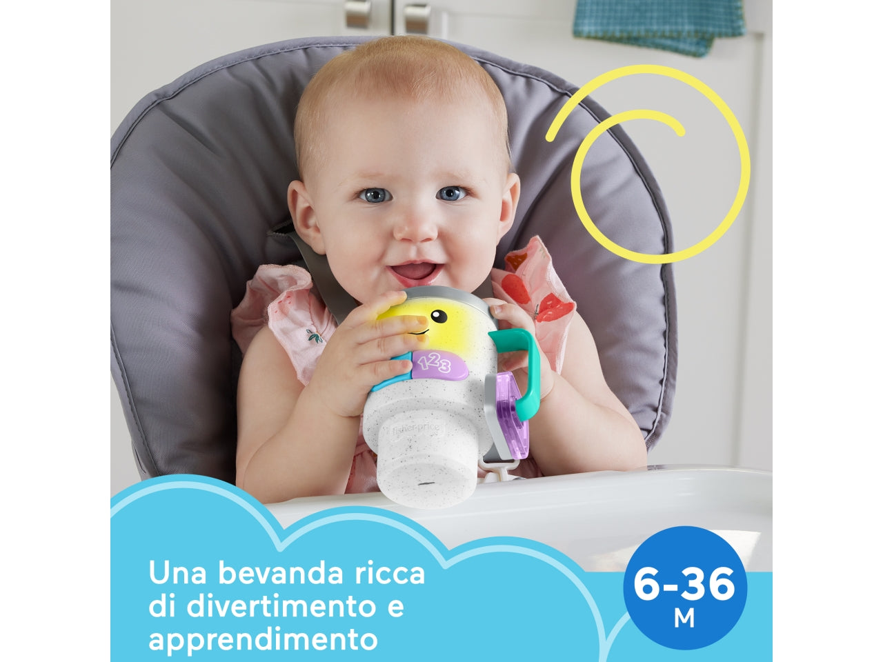 Fisher-price tazza da caffe ridi e impara