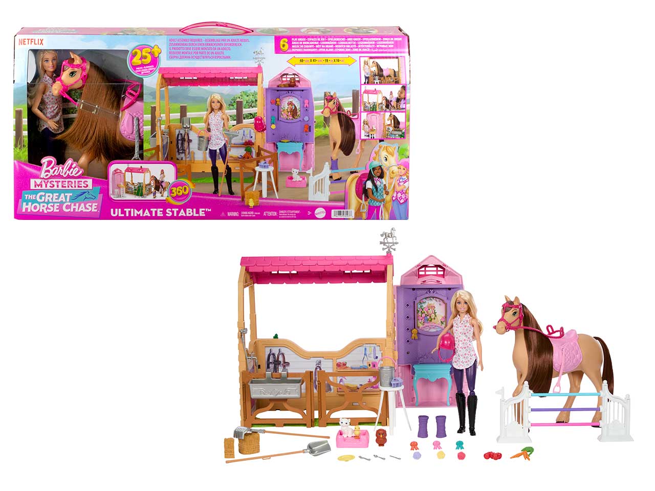 Barbie ranch dei sogni, giocattolo per bambine 3+ Mattel