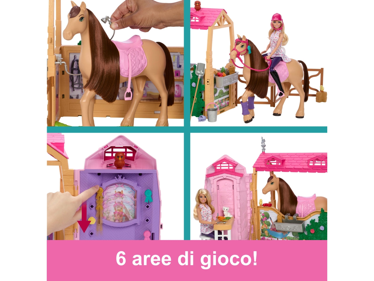 Barbie ranch dei sogni, giocattolo per bambine 3+ Mattel