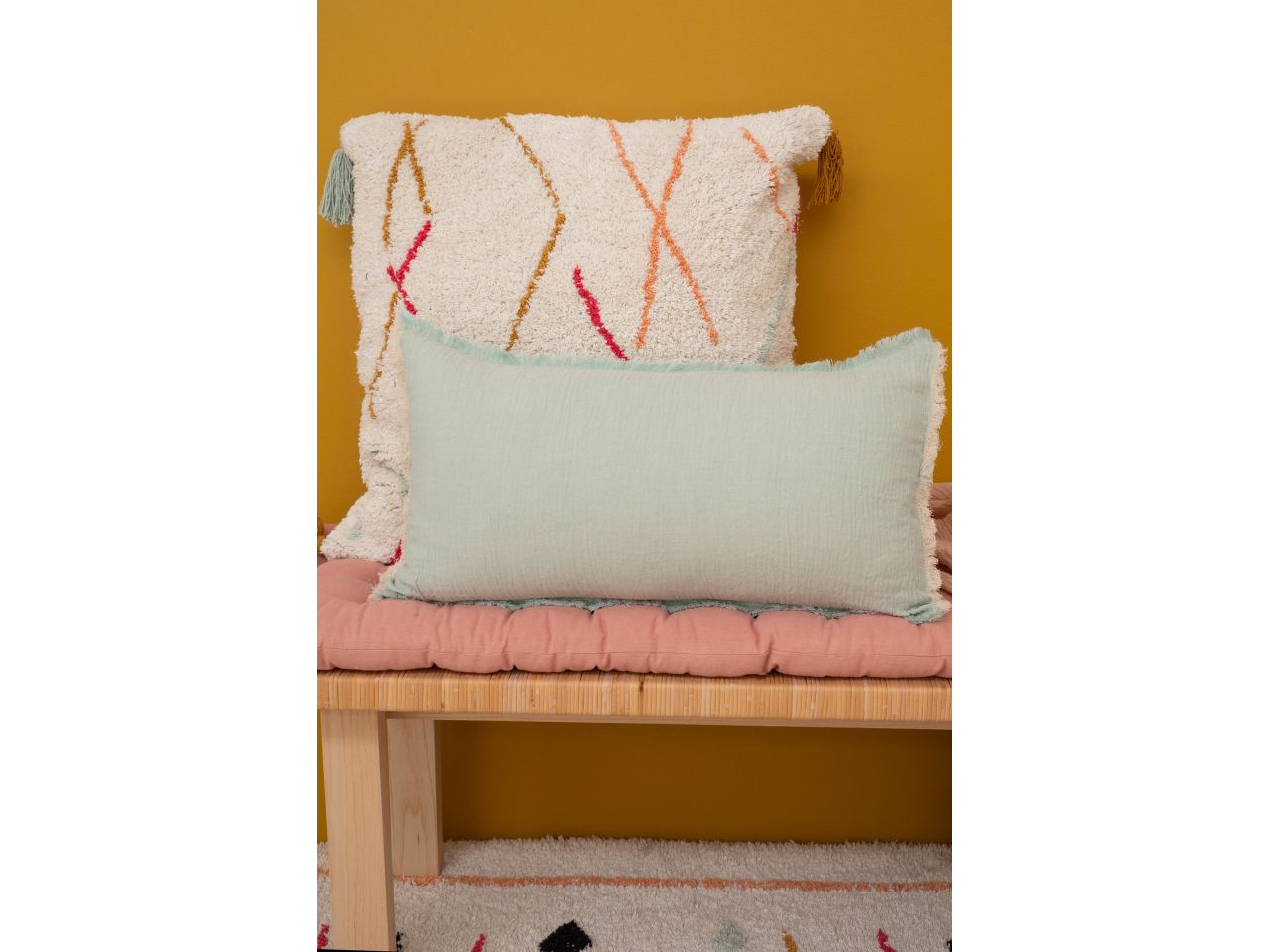 Cuscino layer 30x60cm colore verde chiaro