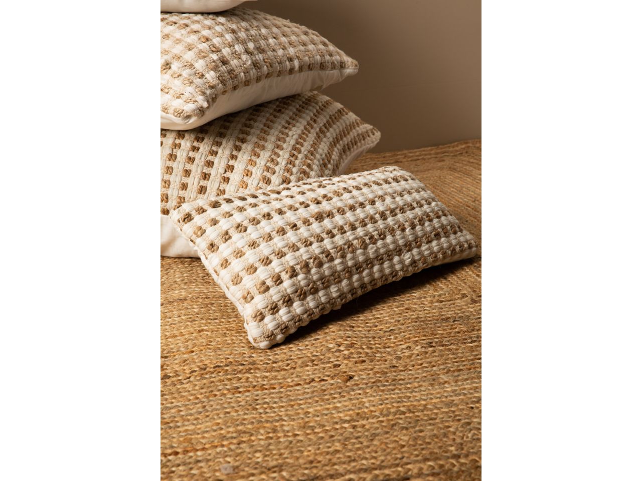 Cuscino fiesta 30x60cm colore ecru