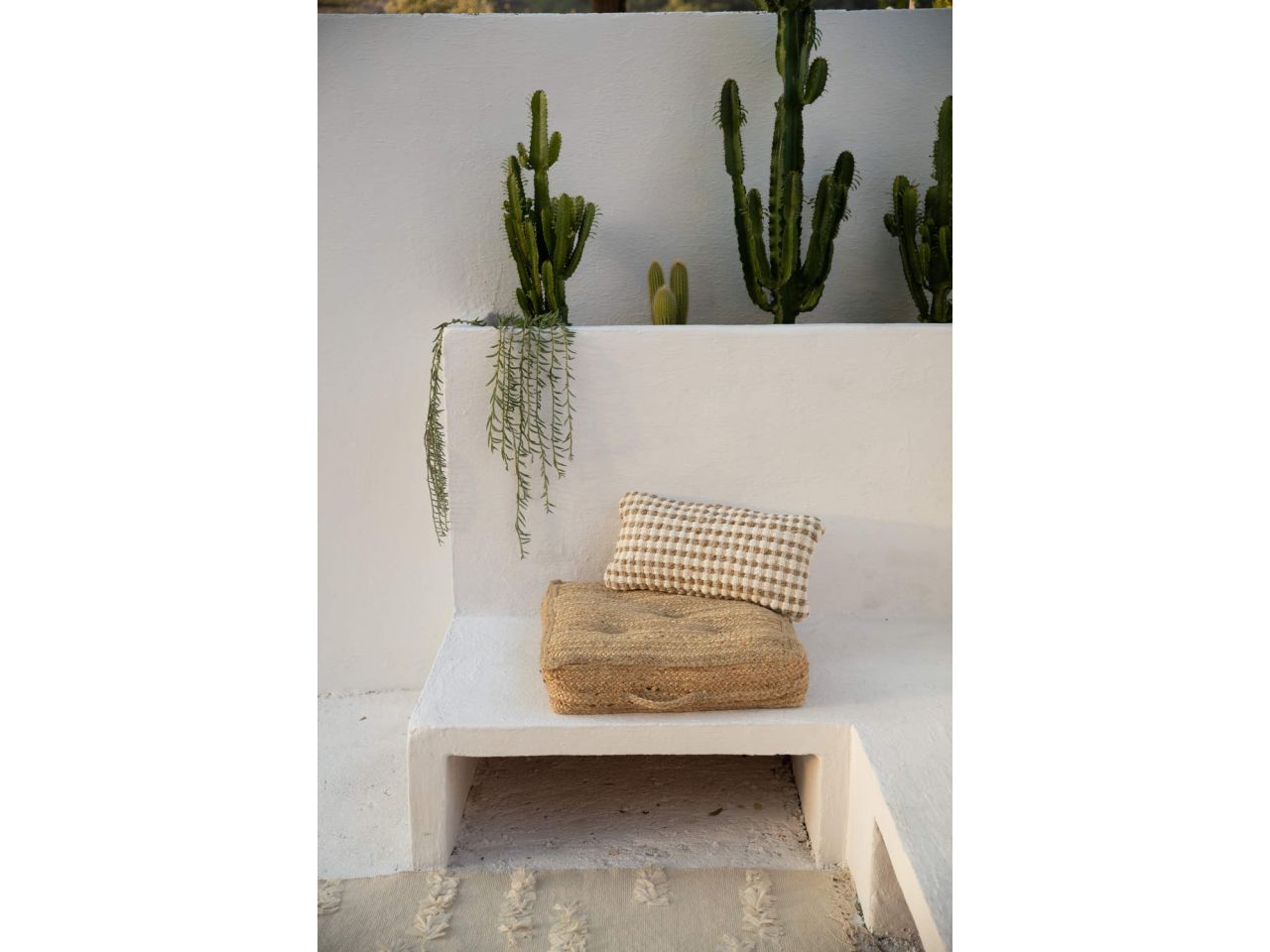 Cuscino fiesta 30x60cm colore ecru