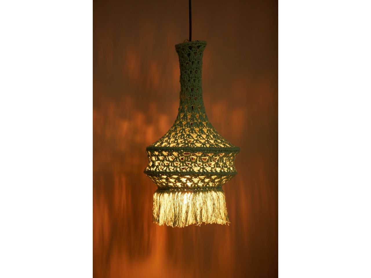 Paralume da soffitto pleko 30x50cm colore turchese