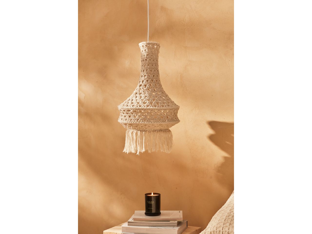 Paralume a soffitto pleko 30x50cm colore ecrù
