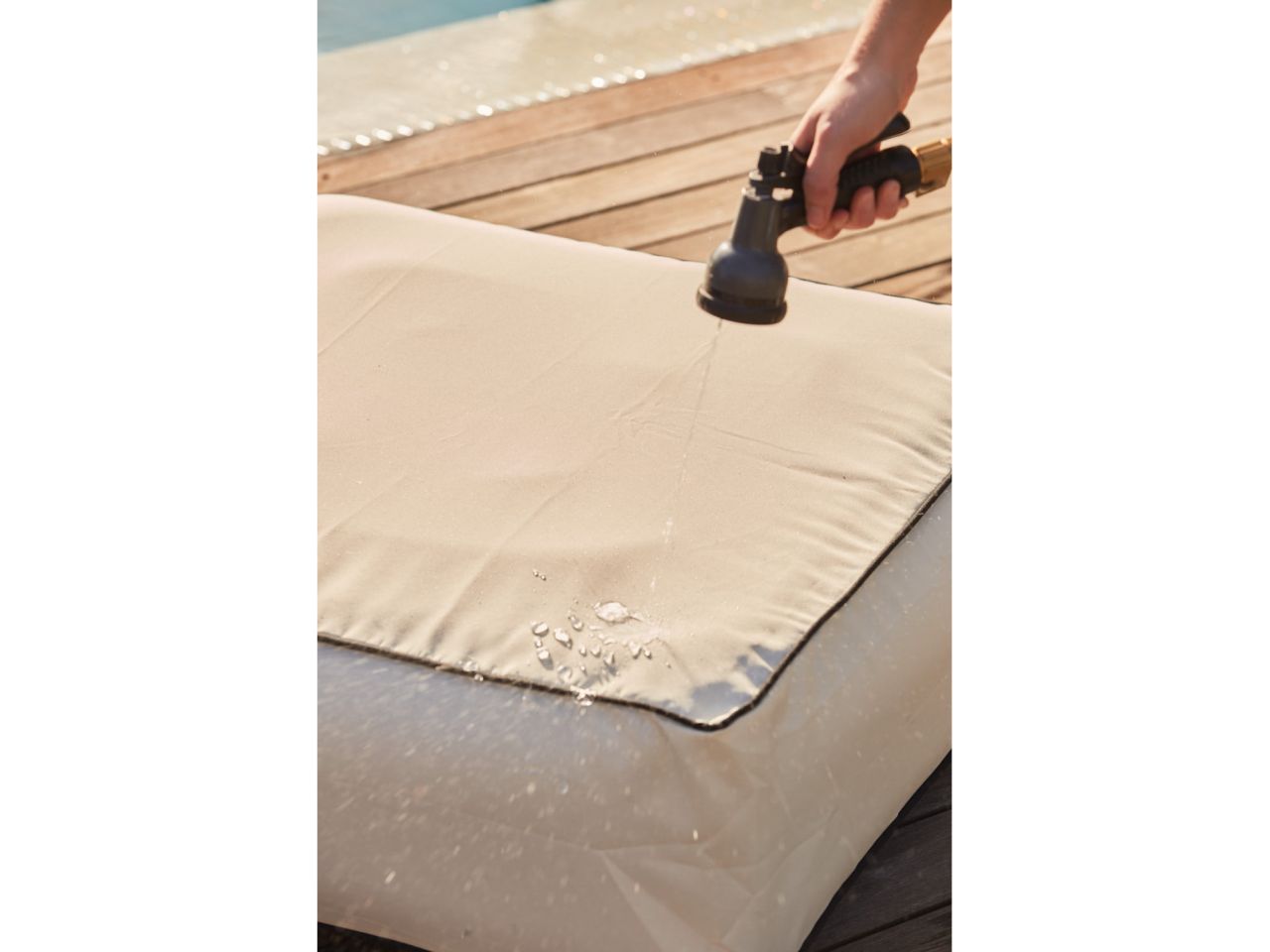 Sdraio gonfiabile cloud 70x180x23cm colore ecru