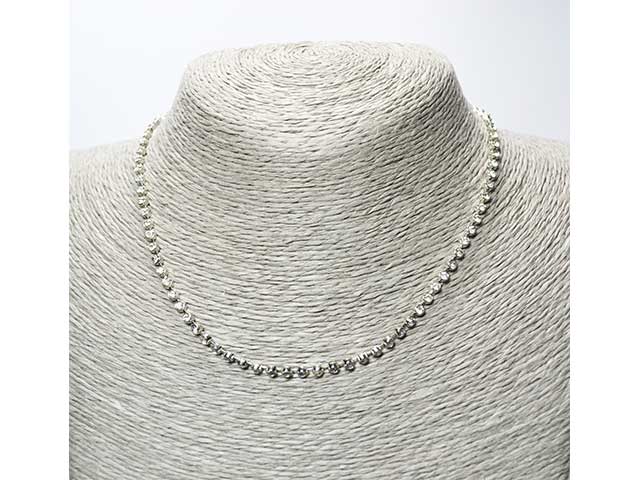 Collana rodio strass 259459